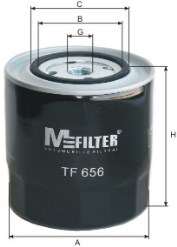Фильтр масляный VW T4 (M-Filter) MAHLE арт. TF 656